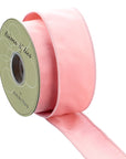 Velvet Ribbon in Petal Pink 2.5"