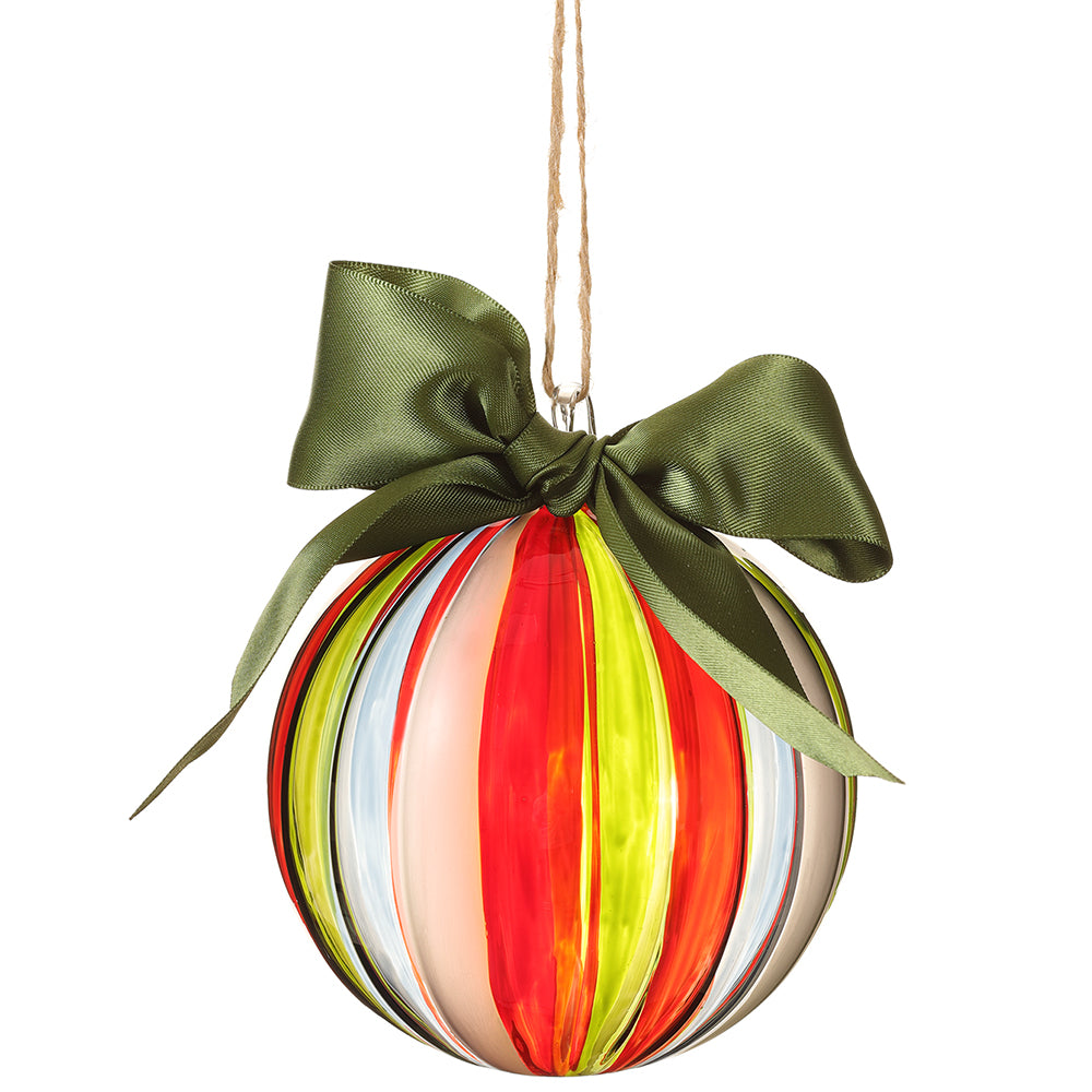 Multicolored Ribbon Ornament 4"