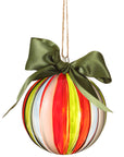 Multicolored Ribbon Ornament 4"