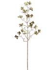 Gold Metallic Dogwood Branch Green