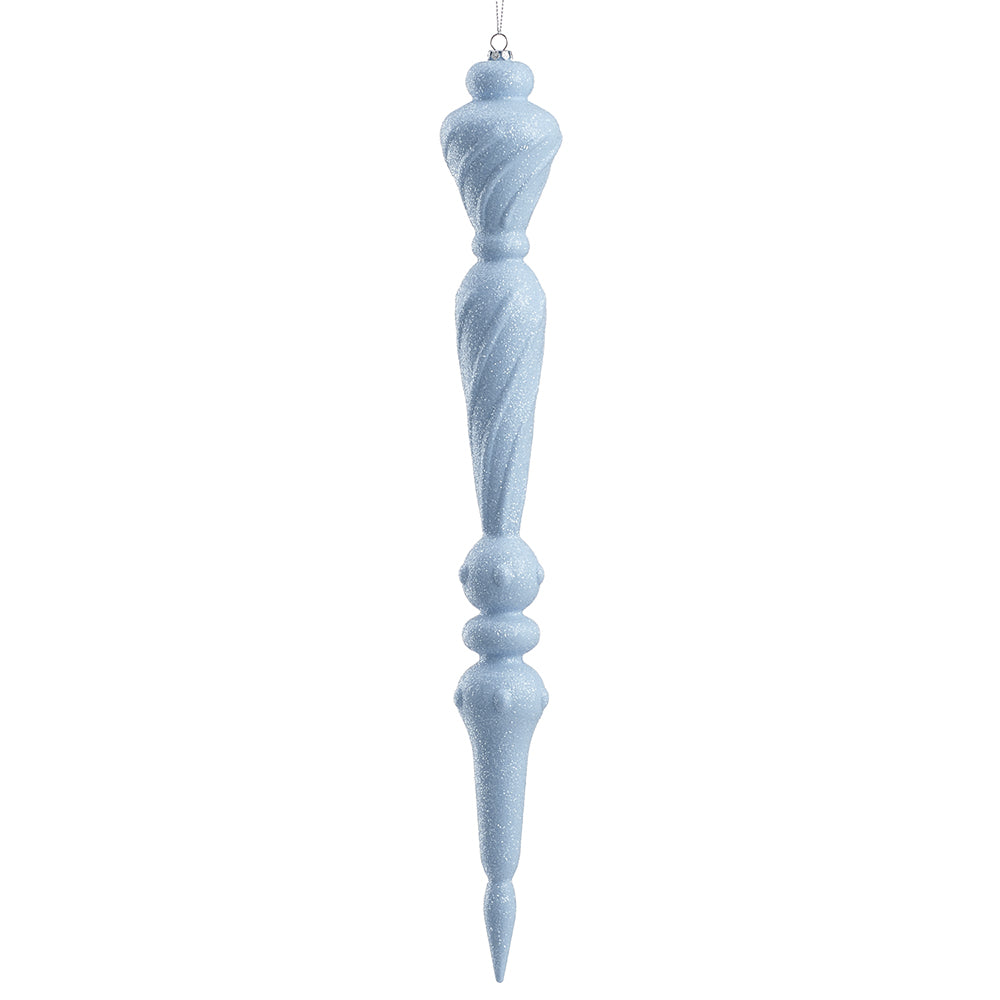 Soft Blue Finial Ornament