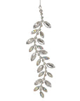 Silver Rhinestone Drop Ornament 8.5"