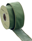 Velvet Ribbon in Jade Green 2.5"