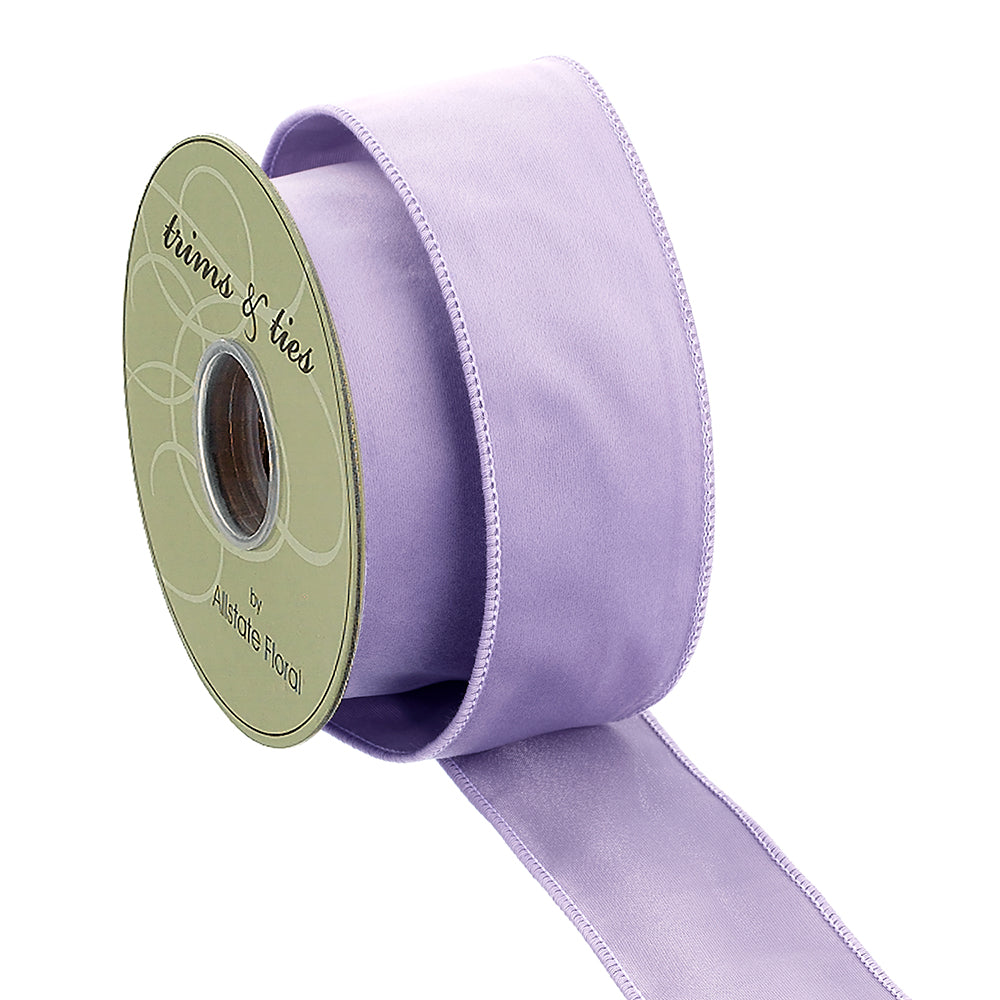 Velvet Ribbon in Lavender 2.5"