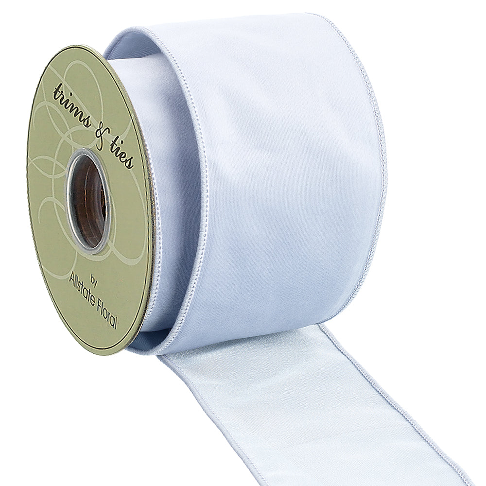 Velvet Ribbon in Baby Blue 4"
