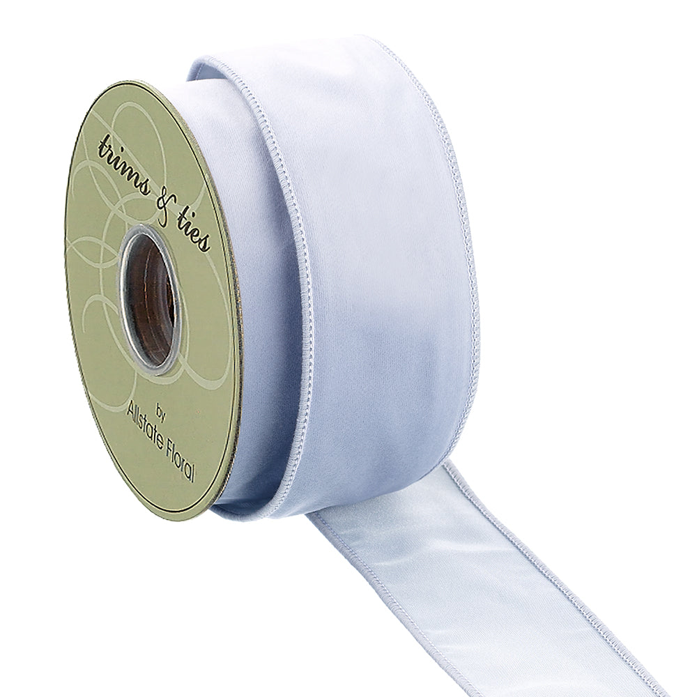 Velvet Ribbon in Baby Blue 2.5"