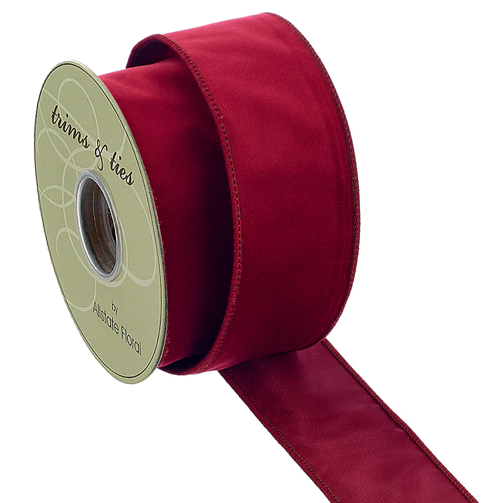 Velvet Ribbon in Royal Red