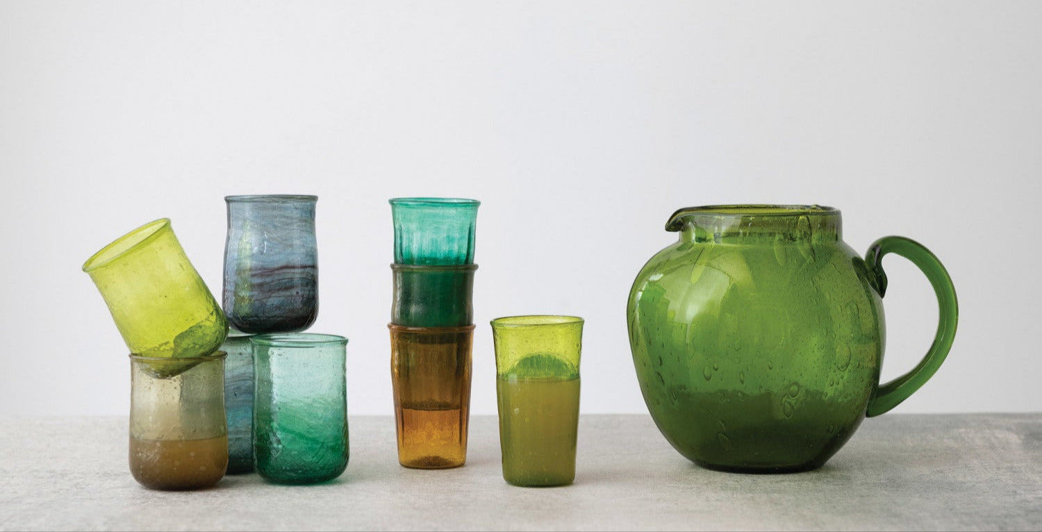 Summer Decor - Garden Party Glassware