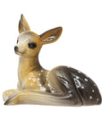 Porcelain Fawn Taper Holder Set