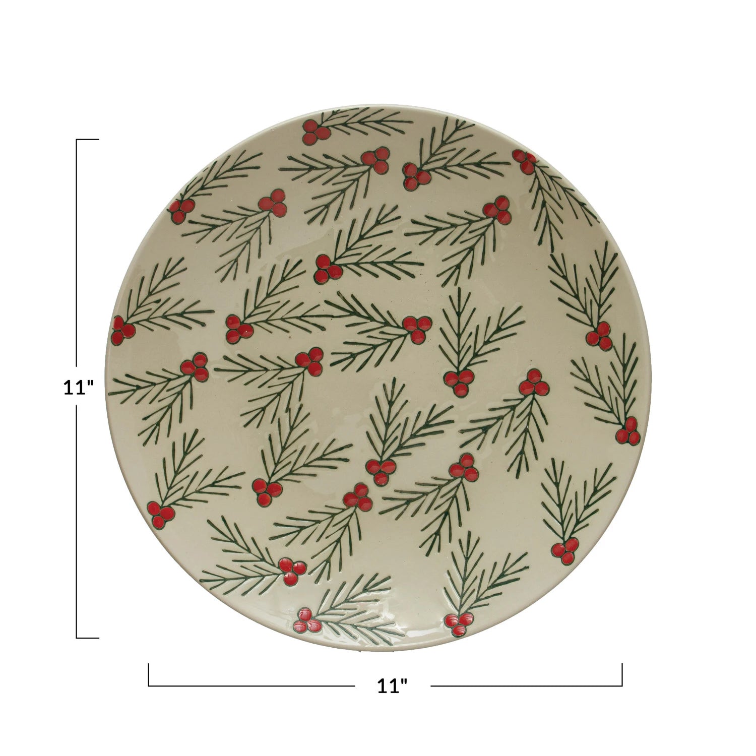 Mistletoe Dinner Plate