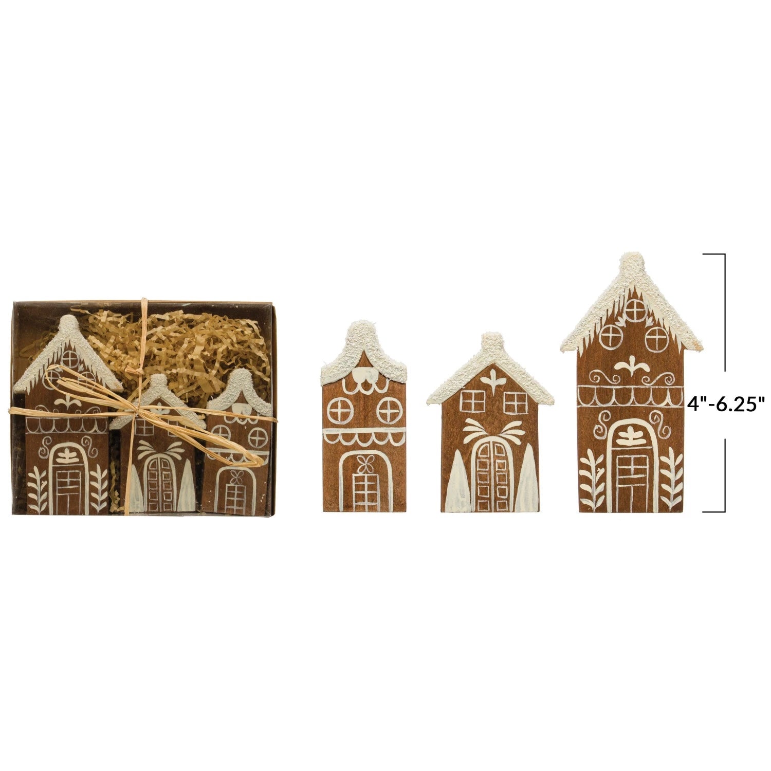 Medium-Sized Gingerbread House Decorations
