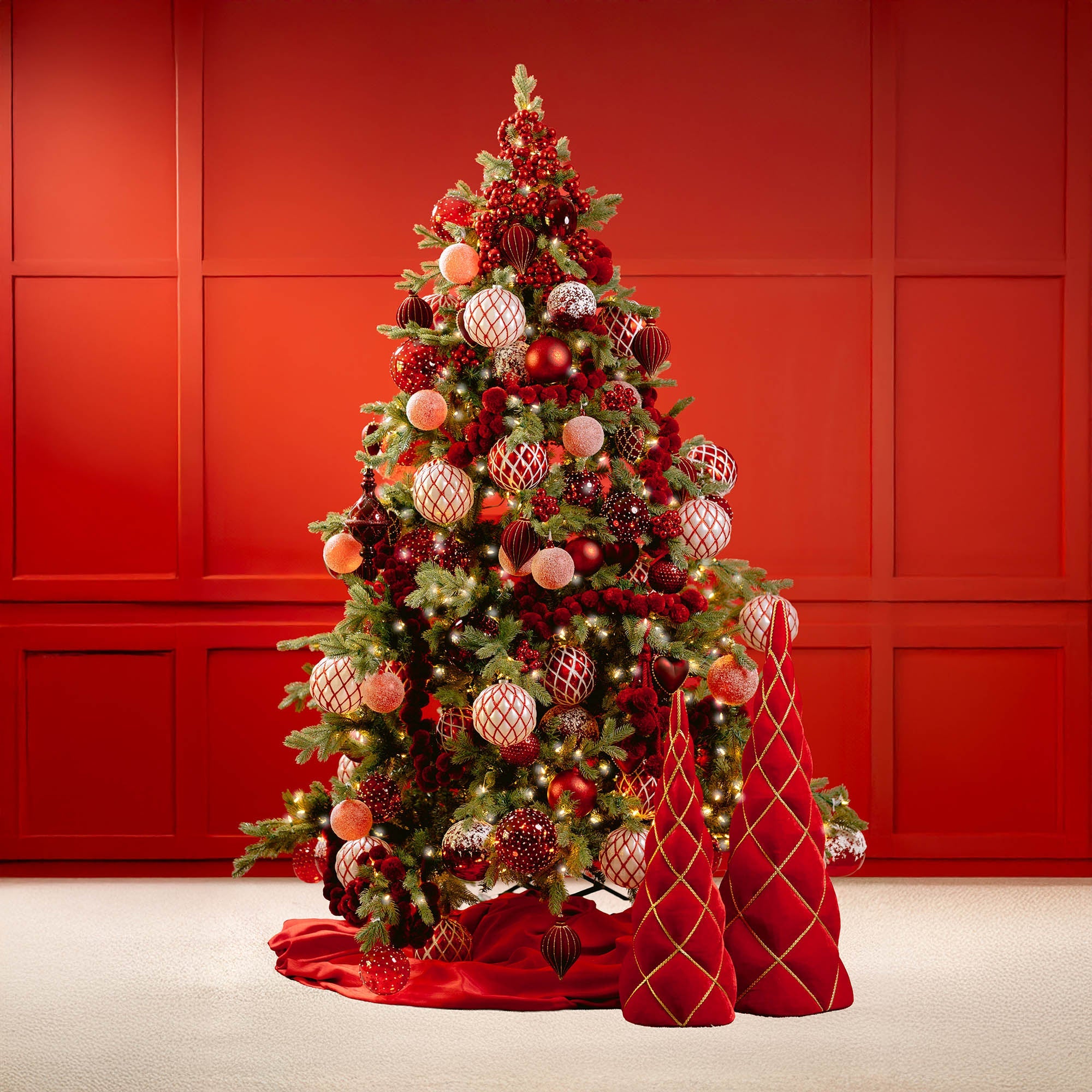Red Christmas Tree