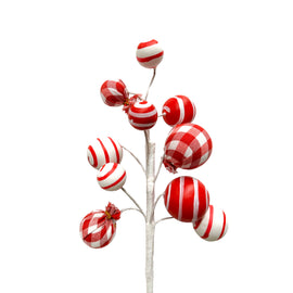 Red and White Lollipop Spray