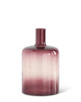 Burgundy Ombre Transparent Glass Vases