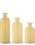 Golden Yellow Glass Bottle Set