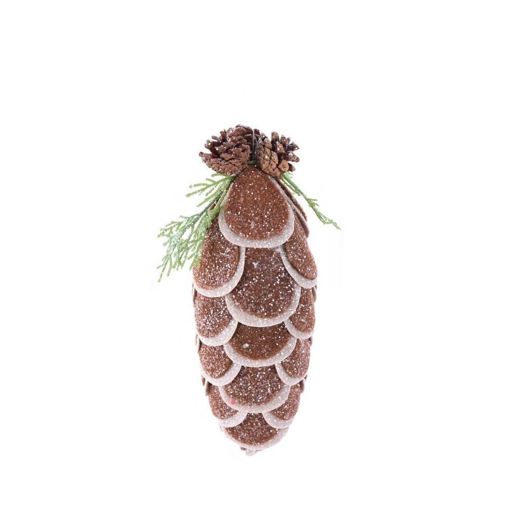 Felt Pinecone Ornament