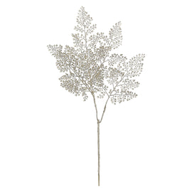 Metallic Maidenhair Fern Spray Champagne