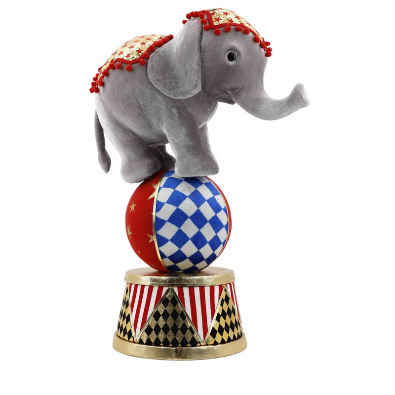 Circus Elephant Standing Ornament