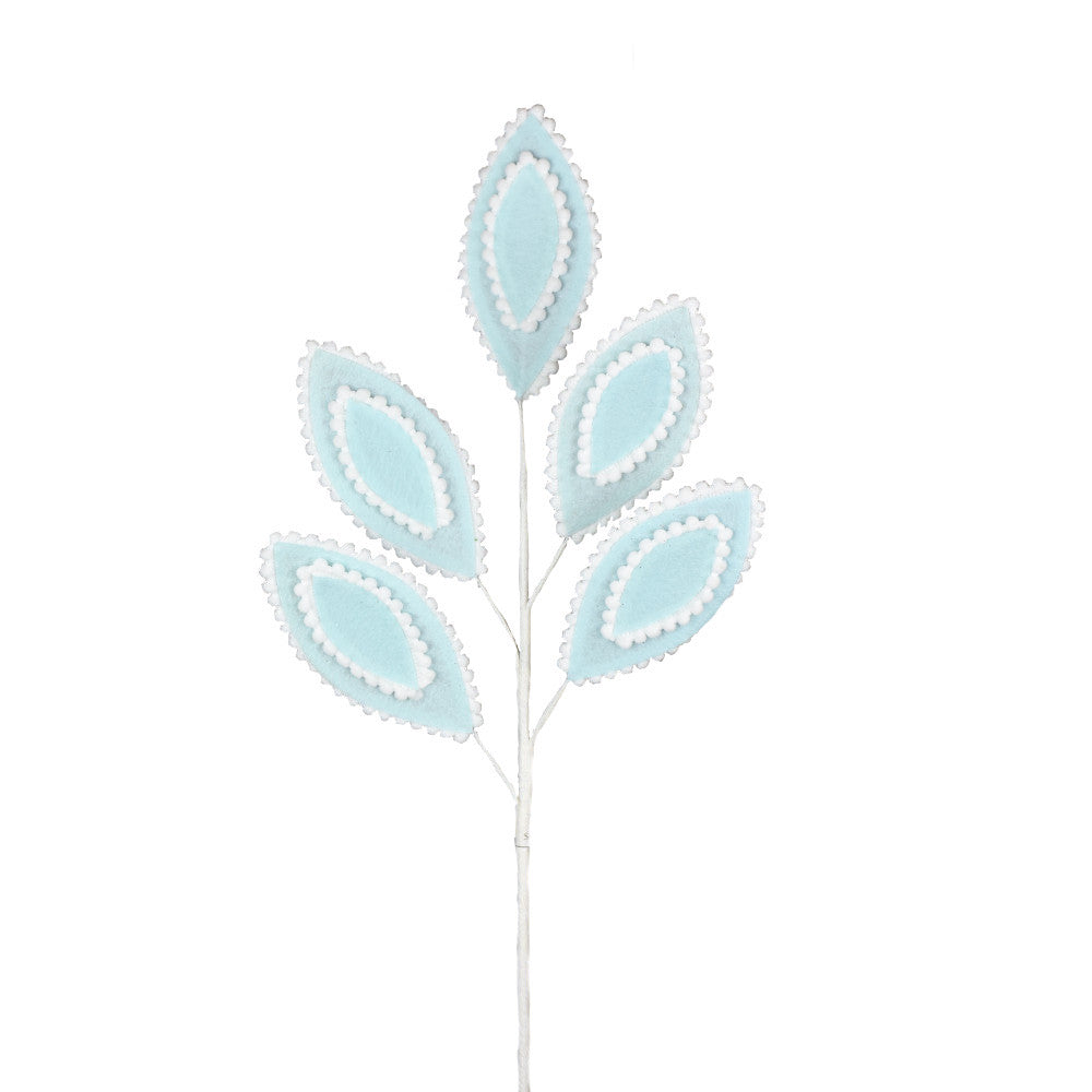 Light Blue Leaf Spray