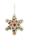 Six-Pointed Snowflake Ornament