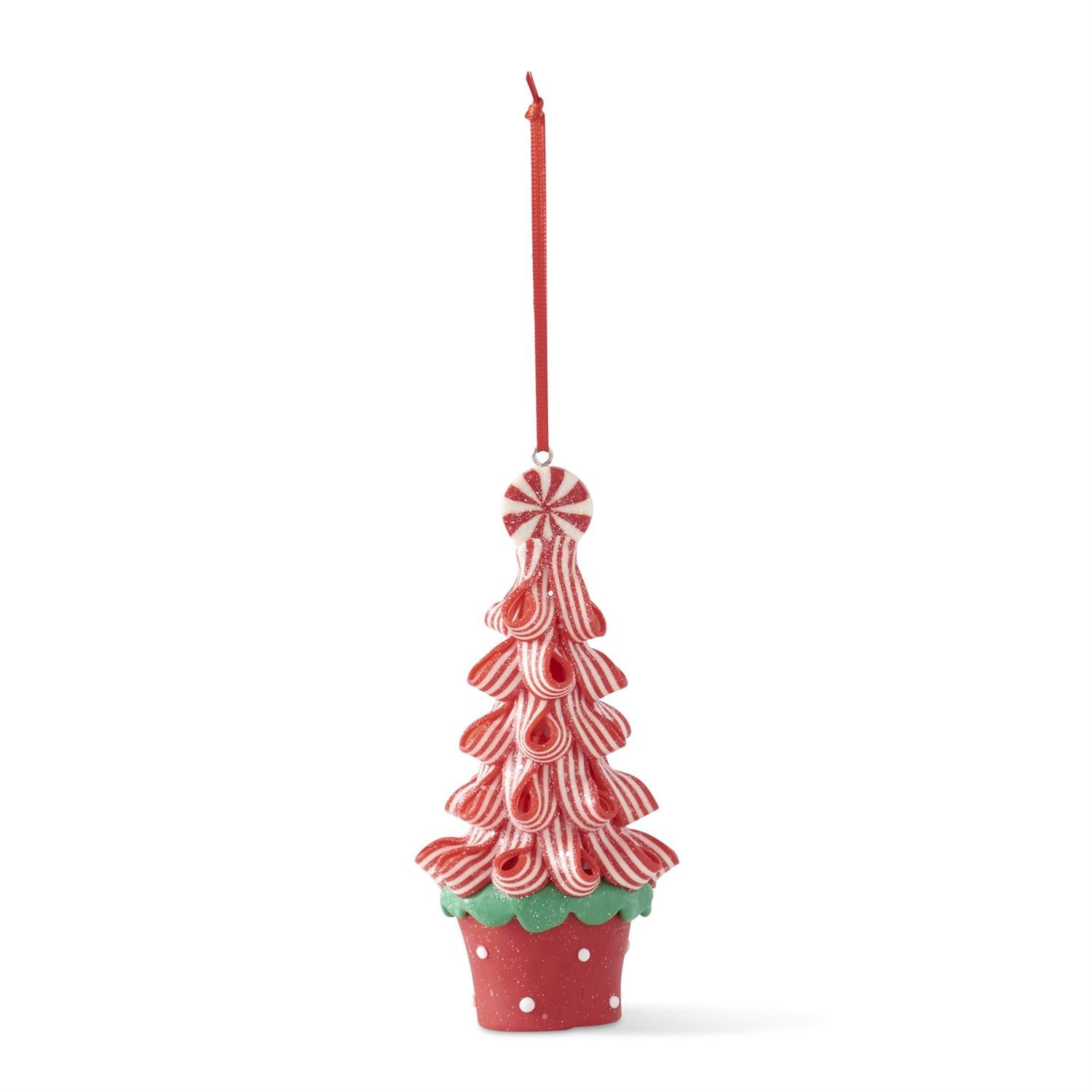 Striped Candy Tree Ornament