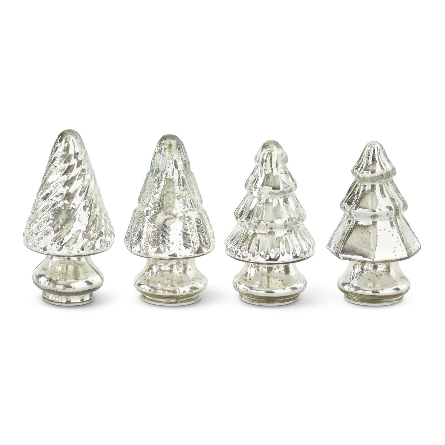 Mini-Assorted Mercury Glass Trees