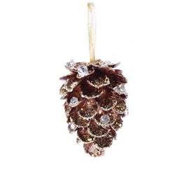 Jeweled Pinecone Ornament