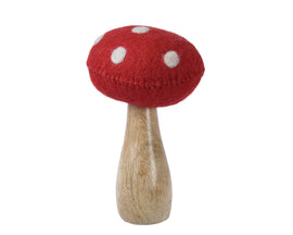 Felt Amanita Mushroom