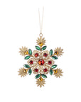 Six-Pointed Snowflake Ornament