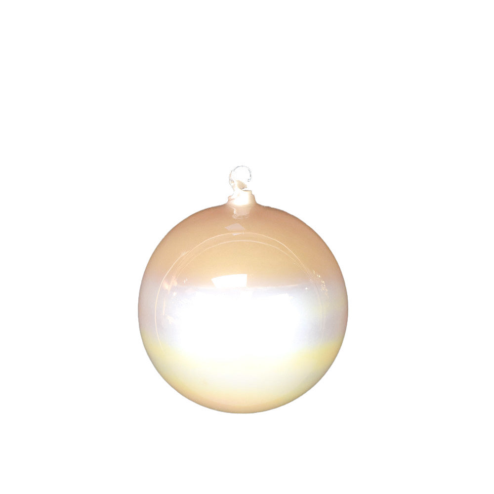 Glass Pearl Ball Ornament in Ombre Pearl