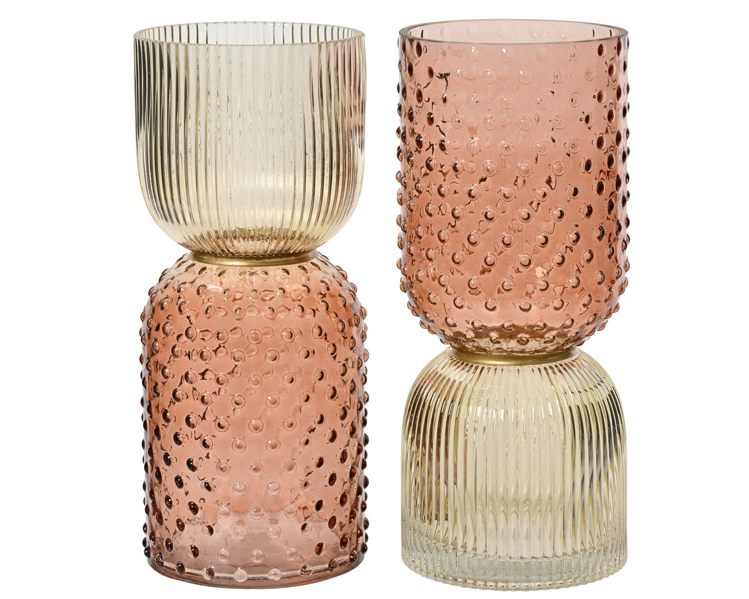 Reversible Glass Vases