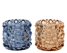 Bubble Glass Tea Light Holder