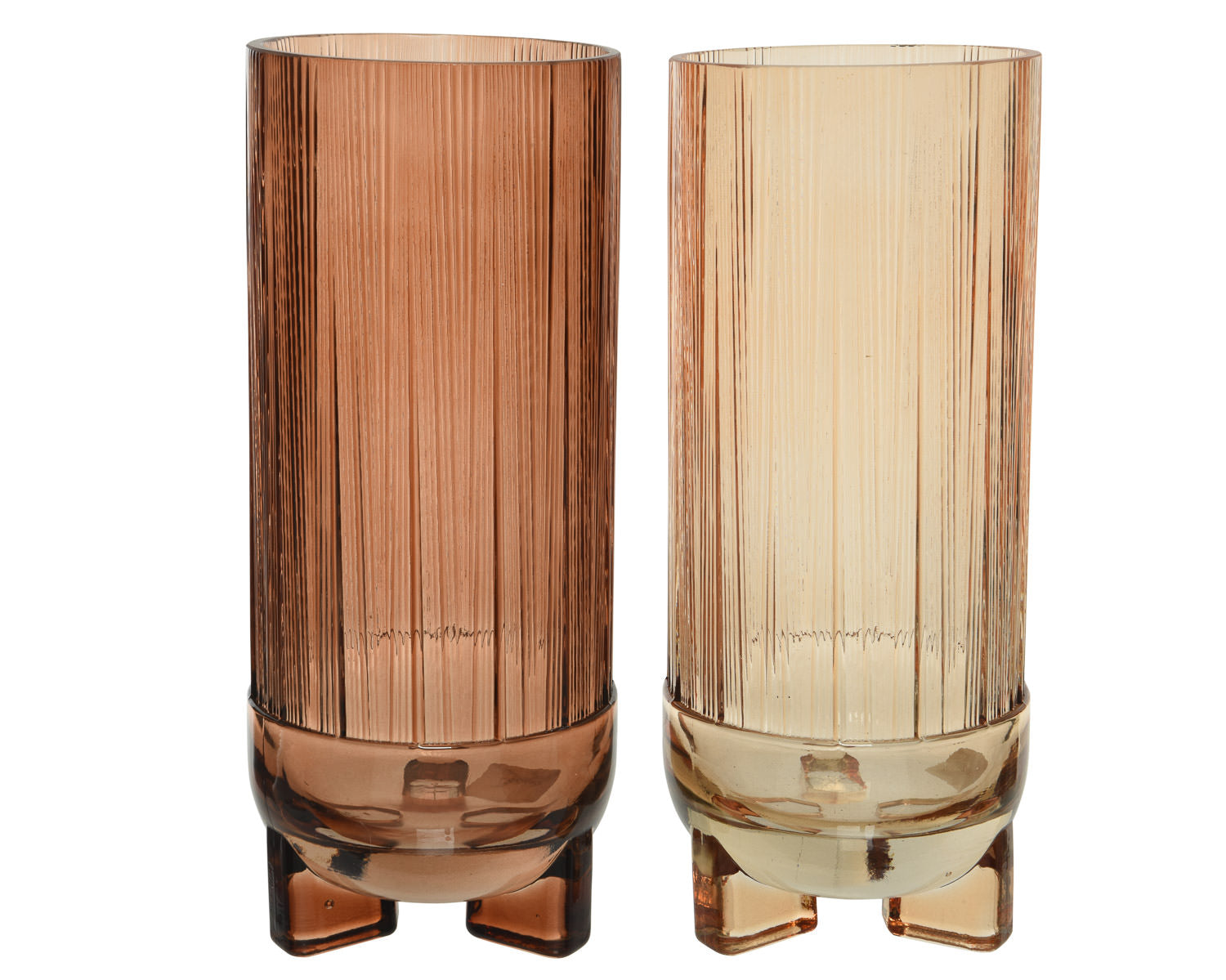Tall Monochromatic Glass Vases