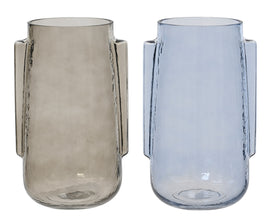 Glass Vase in Smoke Grey or Sky Blue