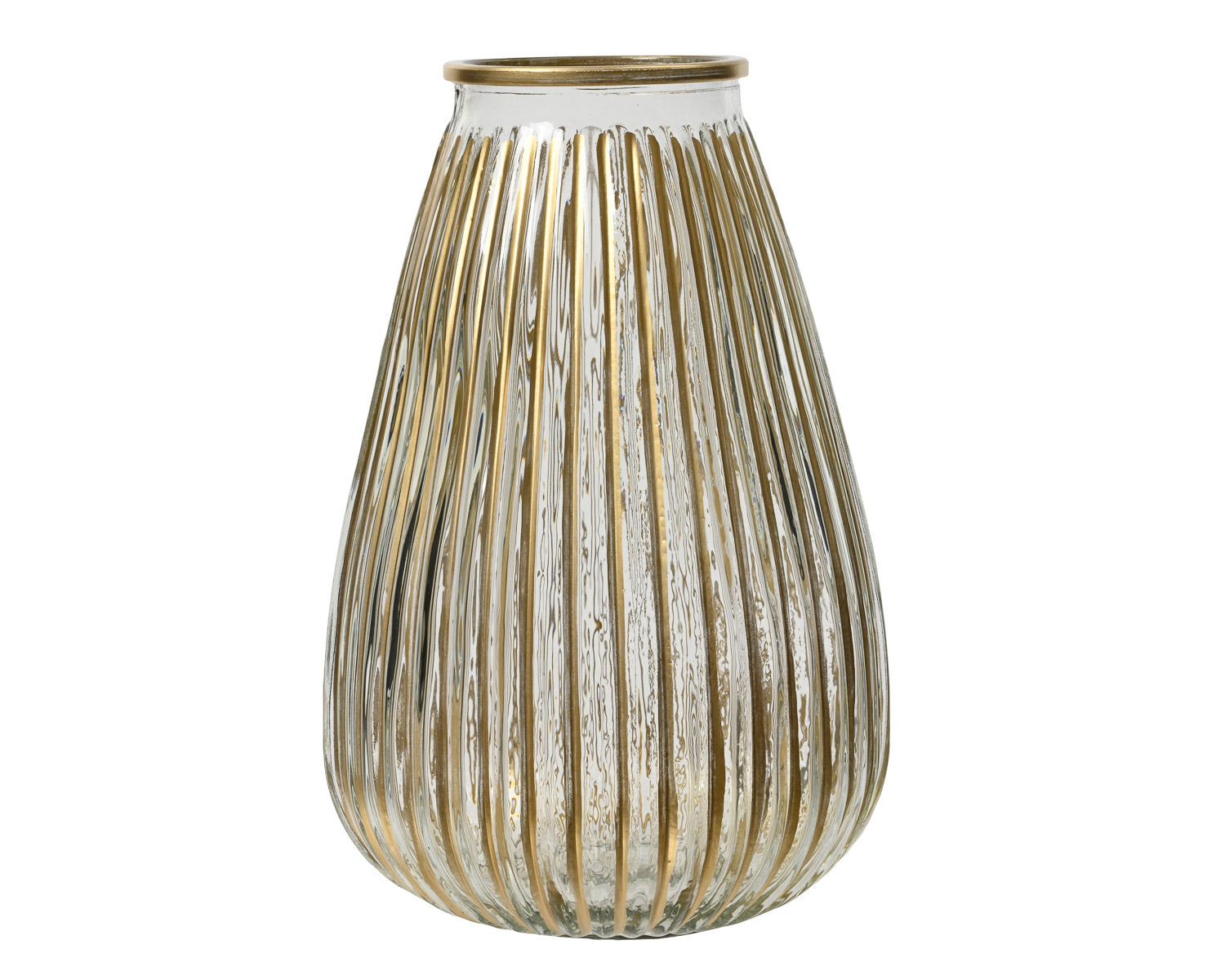 Gold Glass Vase