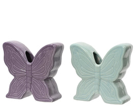 Porcelain Butterfly Vase