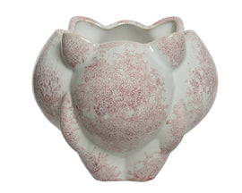 Short Cracked Glaze Vase