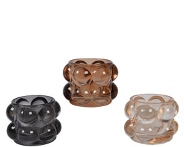 Glass Candleholders