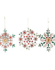 Jewel Snowflake Ornaments