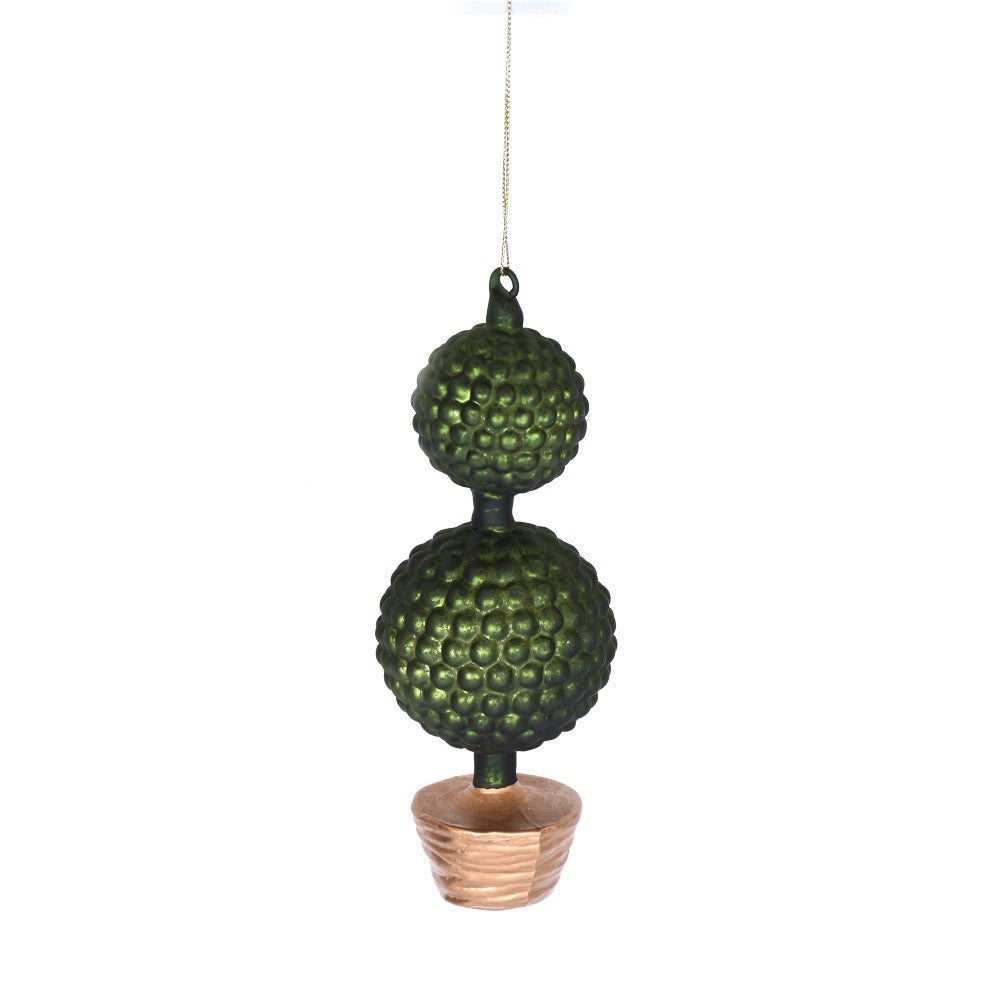 Glass Topiary Ornament