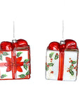 Glass Gift Box Ornament