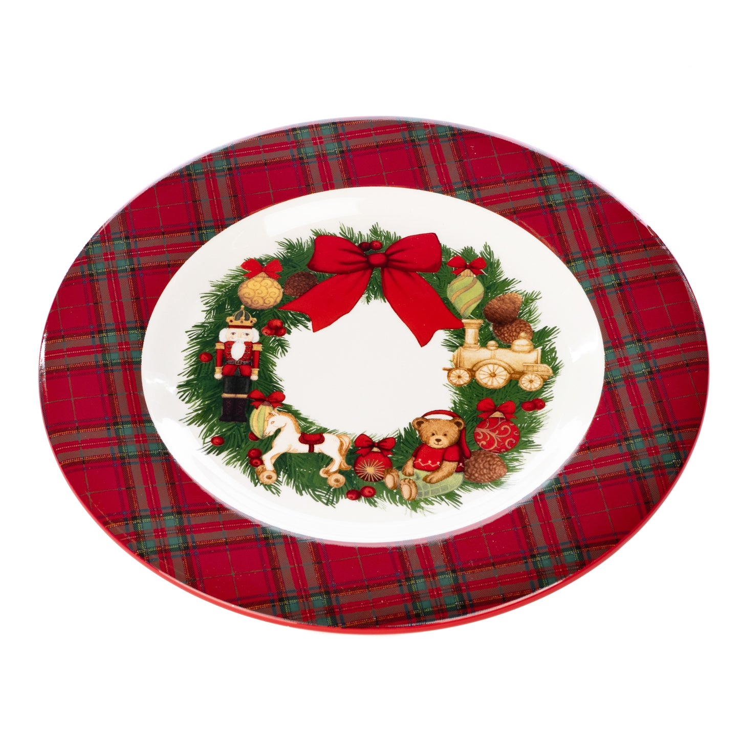 Christmas Wreath Plate