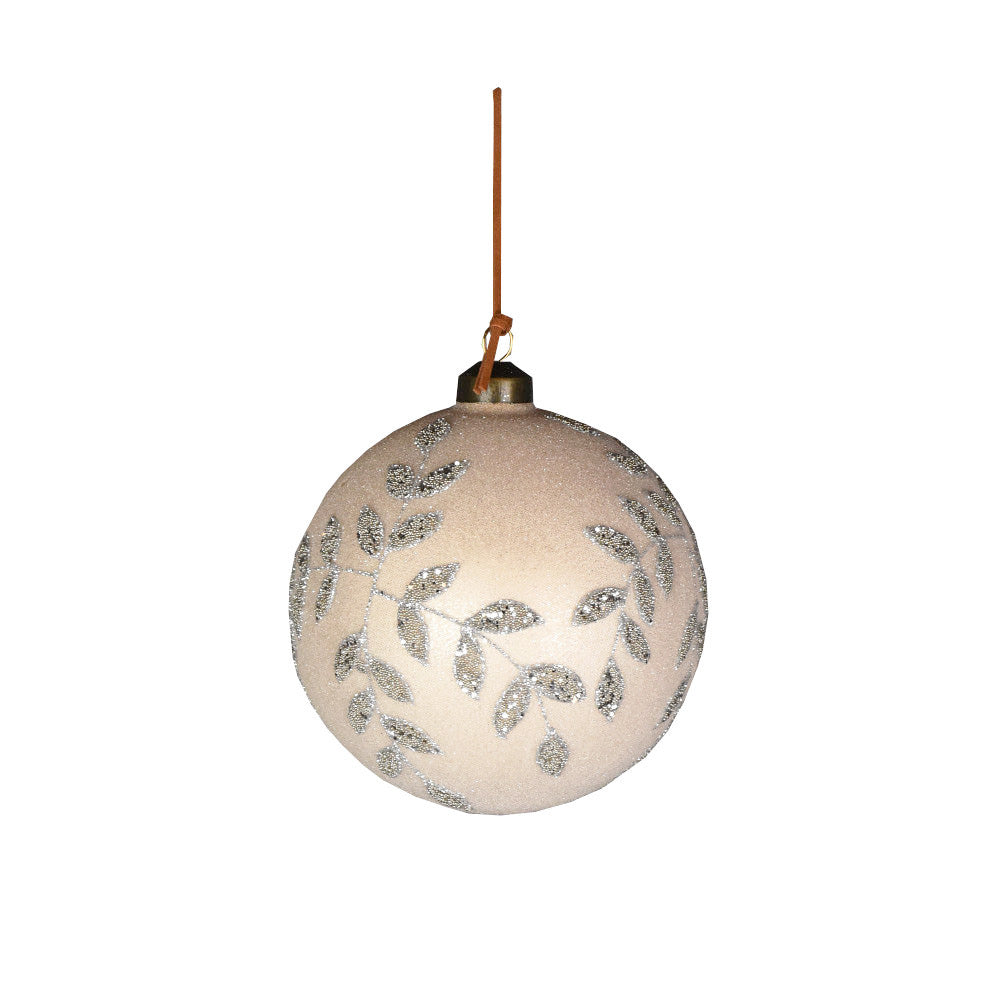 Glass Vine Ball Ornament