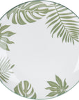 Green Leaf Porcelain Plate