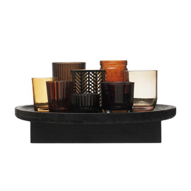 Bronze and Amber Votive Holder Assortment