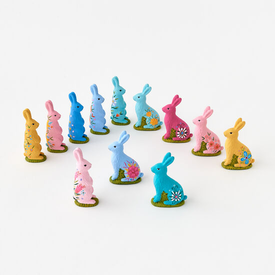 Hand Painted Easter Bunny Decoration