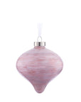 Glass Ornament in Watercolor Pink