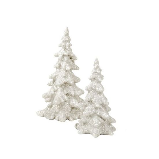 Glitter Tree Figurines