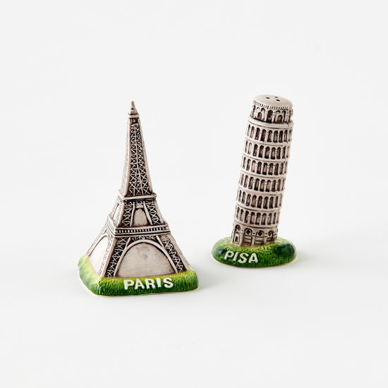 Pisa and Paris Salt and Pepper Shakers