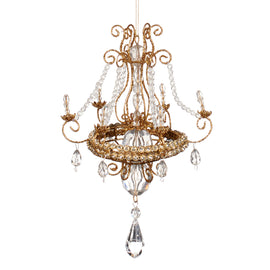 Gold Round Chandelier Ornament
